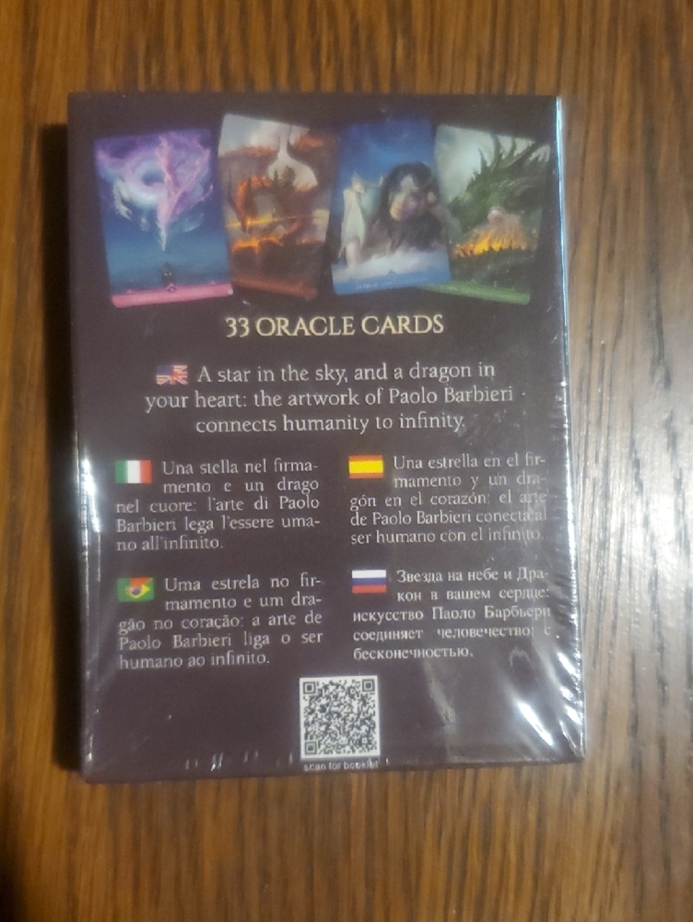 Paolo Barbieri StarDragons Oracle Cards Nwot - Picture 2 of 3